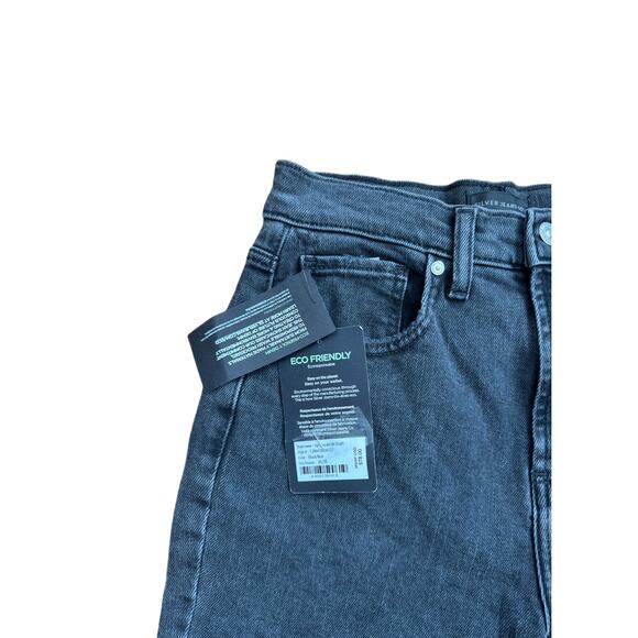Silver Jeans Highly Desirable Slim Straight Black Denim Jeans NWT 26/28 - Picture 8 of 10